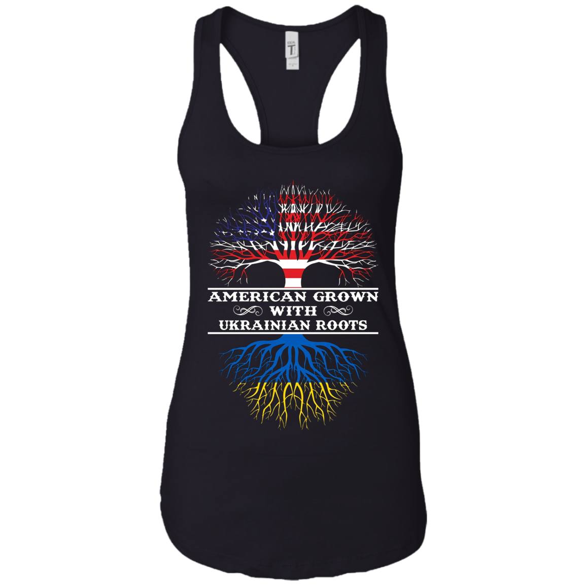 American Grown With UKRAINIAN Roots Tee Shirt