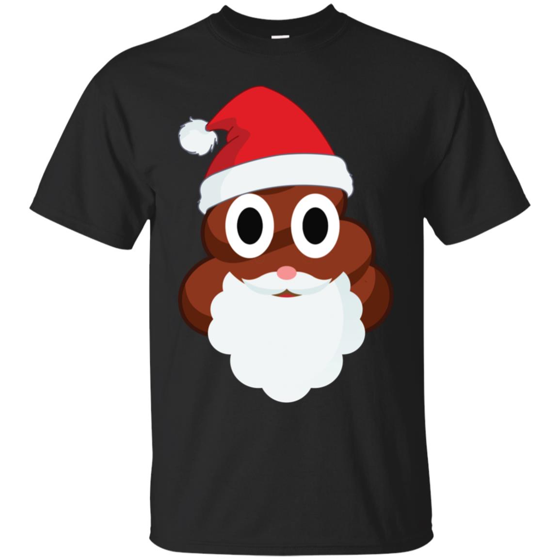 Santa Poop Emoji Funny Christmas Shirt