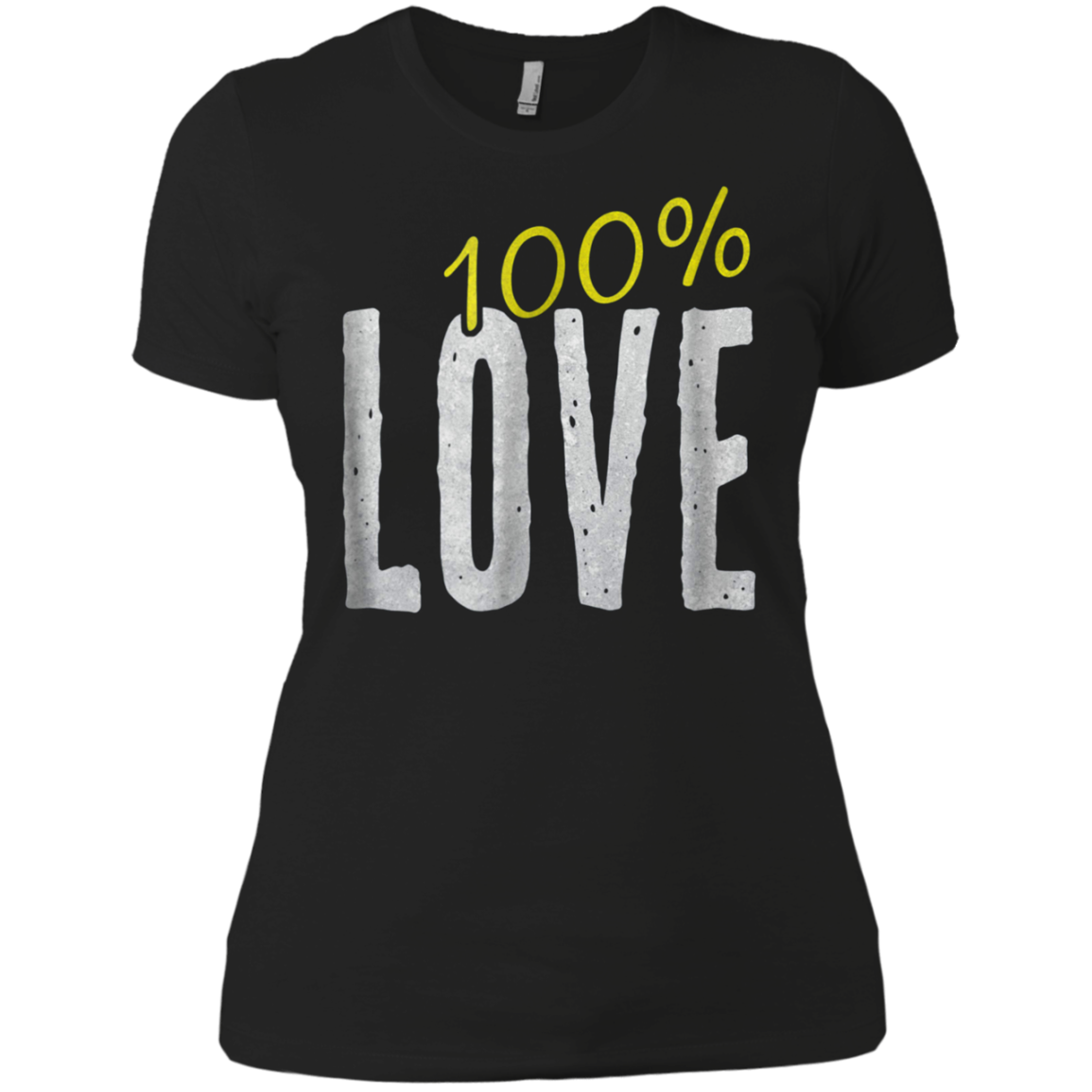 100% Love Lovely Design Fun Shirt