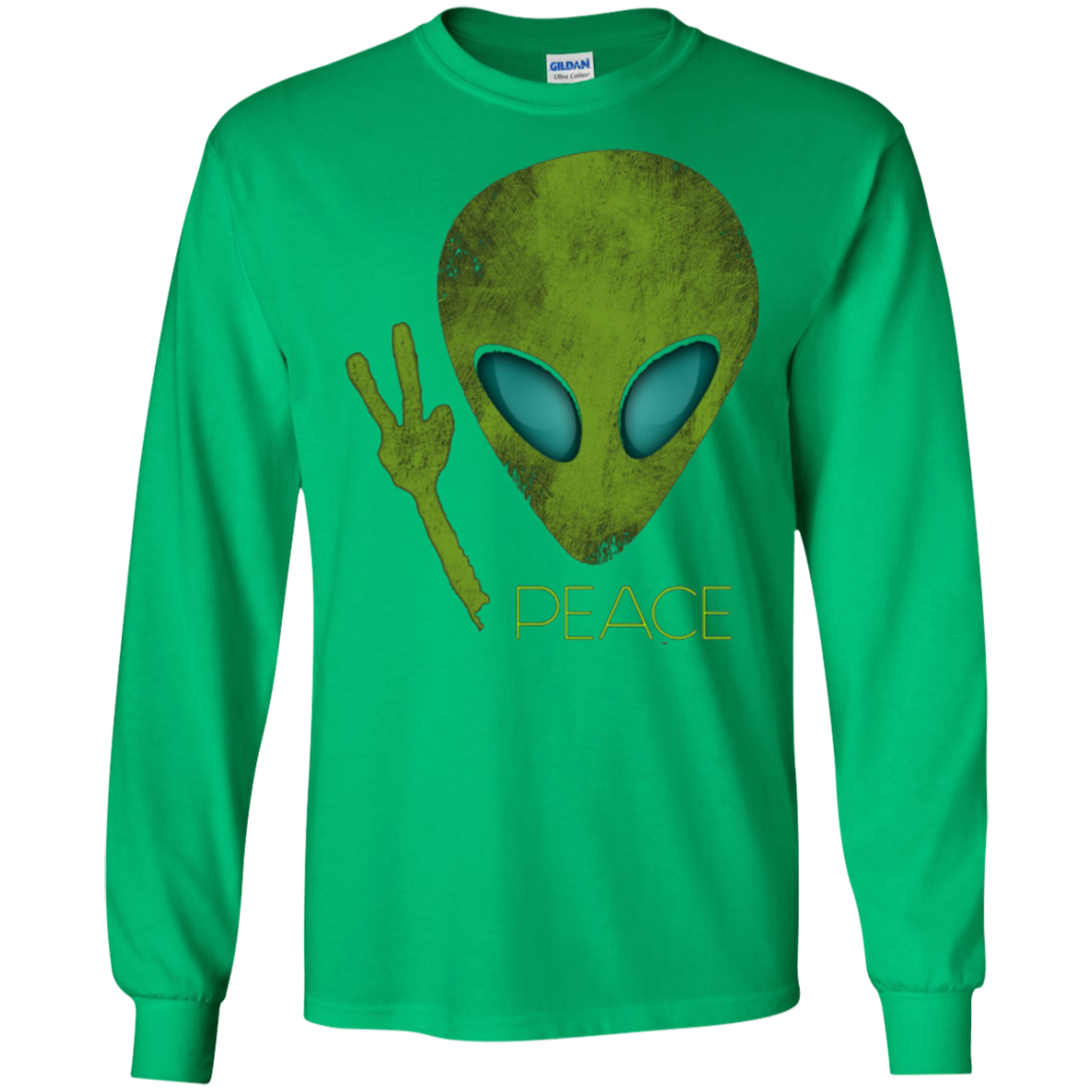 Alien Peace Cool Funny T-Shirt Cute UFO Lover Birthday Gift