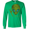 Image of Alien Peace Cool Funny T-Shirt Cute UFO Lover Birthday Gift