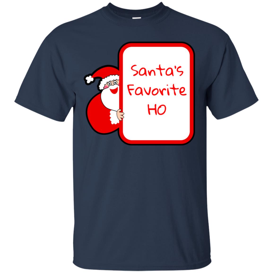 Santa's Favorite Ho Merry Christmas Funny Adult Shirt