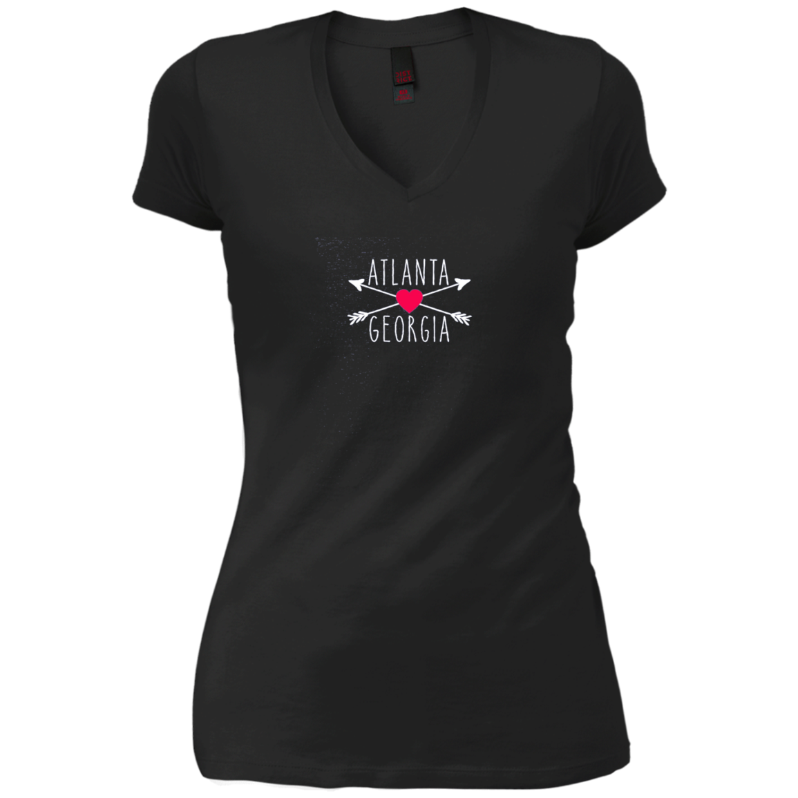 Atlanta GA Hearts and Arrows Tshirt by Scarebaby