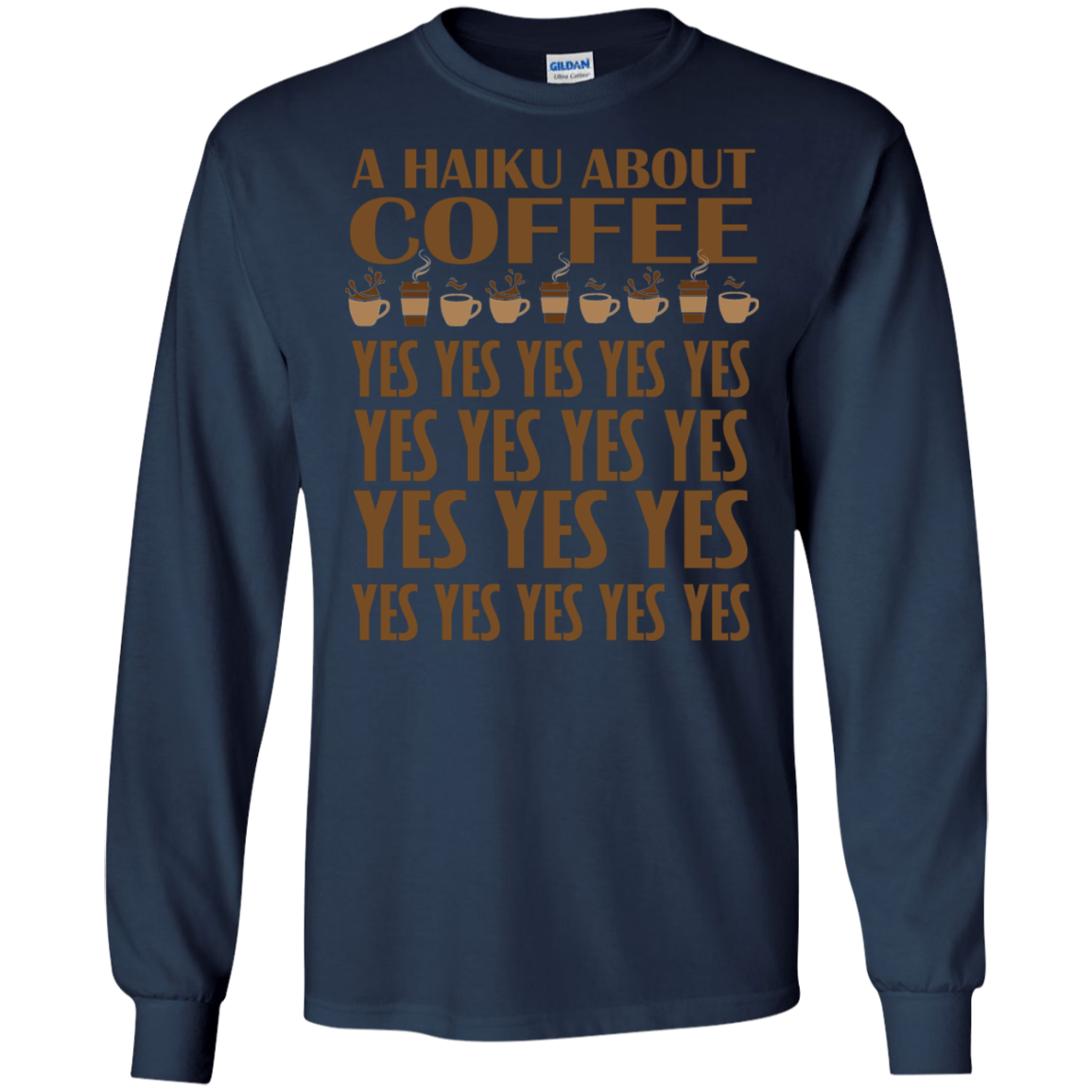A Haiku About Coffee Yes Poem T-Shirt