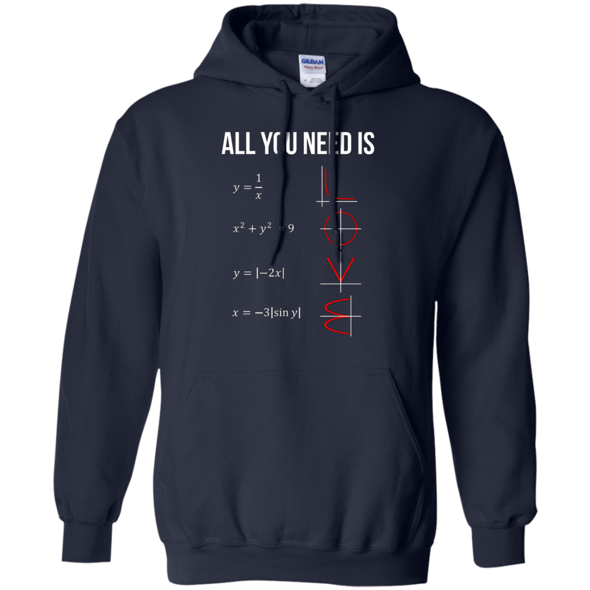 All You Need Is Love Math T-shirt
