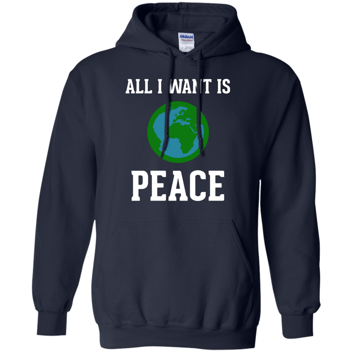 All I Want Is World Peace & Harmony Anti-War T-Shirt