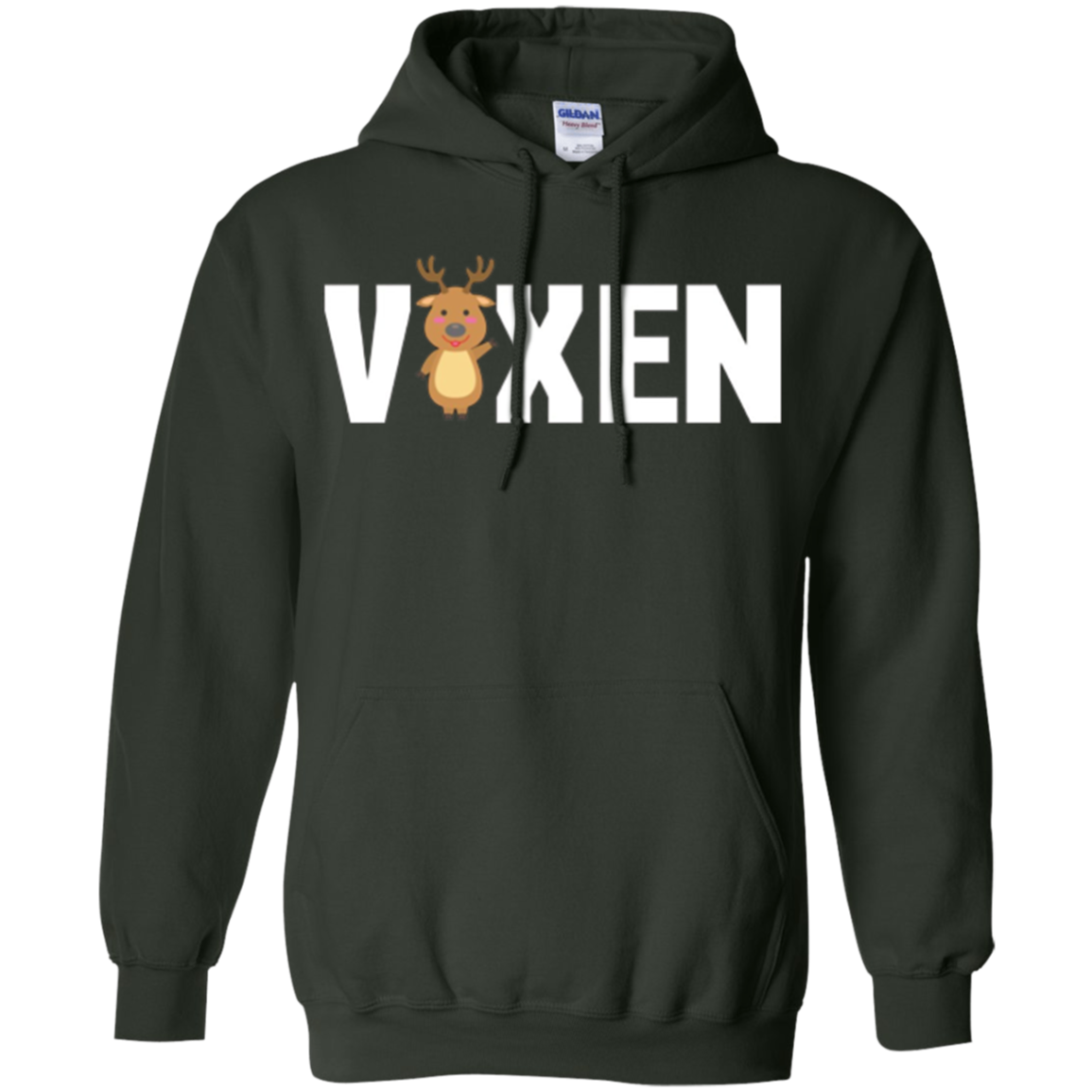 Santa's Reindeer T-shirt - Vixen Christmas Reindeer