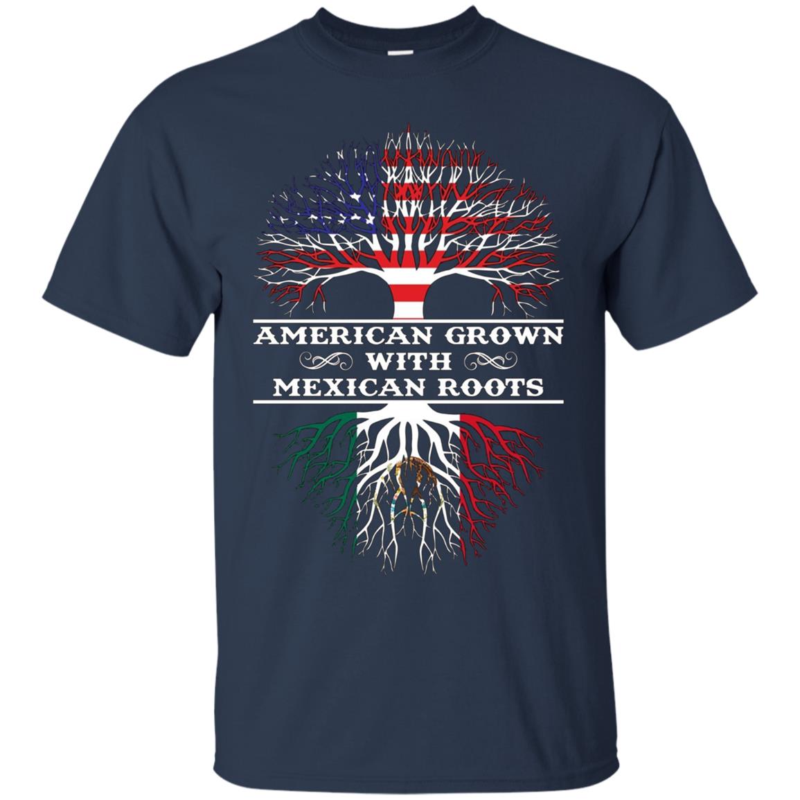 American Grown With Mexican Roots Tee Shirt