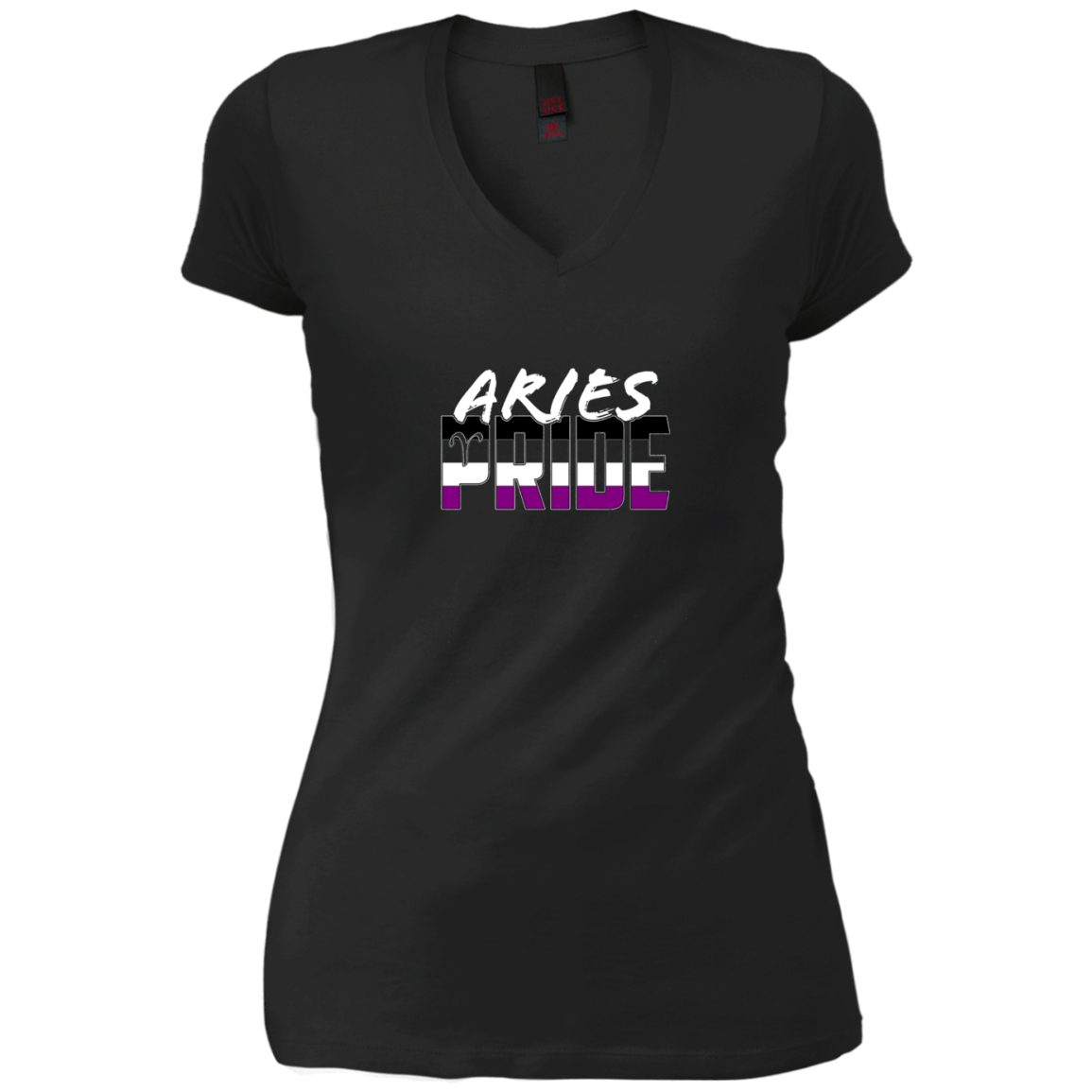 Aries Asexual Pride Flag Zodiac Sign Long Sleeve T-Shirt