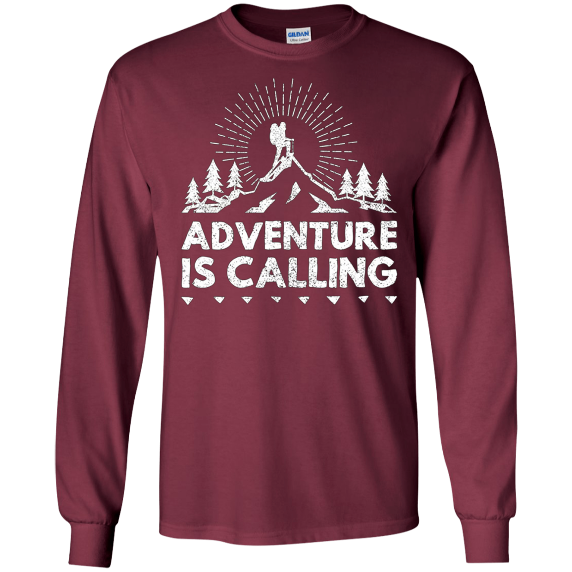 aventure appelle randonneur randonnée montagne t-shirt