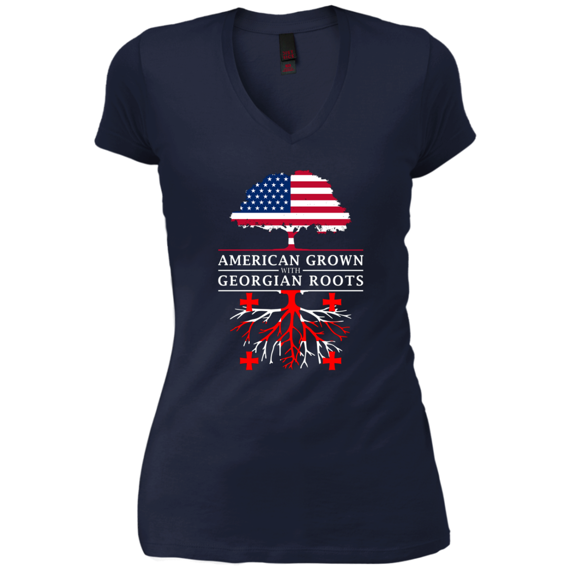 American Grown with Georgian Roots - Georgia T-Shirt