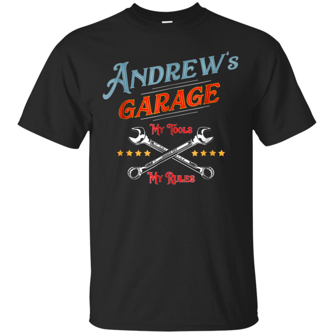 Andrew's Garage funny gift t-shirt
