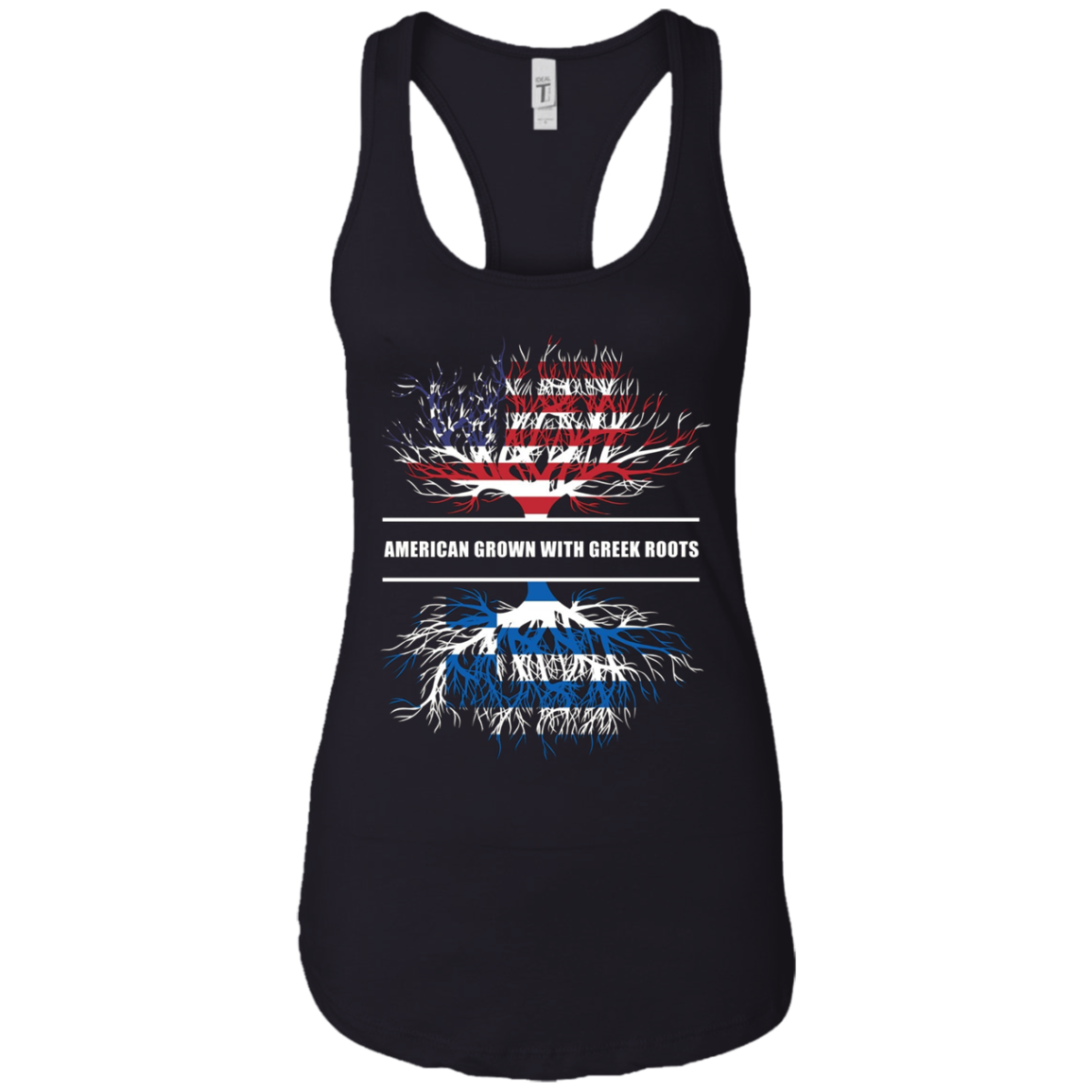 American Grown With Greek Roots T-Shirt Great Gift Tee