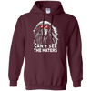 Image of La chemise de chien de meute afghane ne peut pas voir les amants de chien mignons Haters placer la balle sur le tee