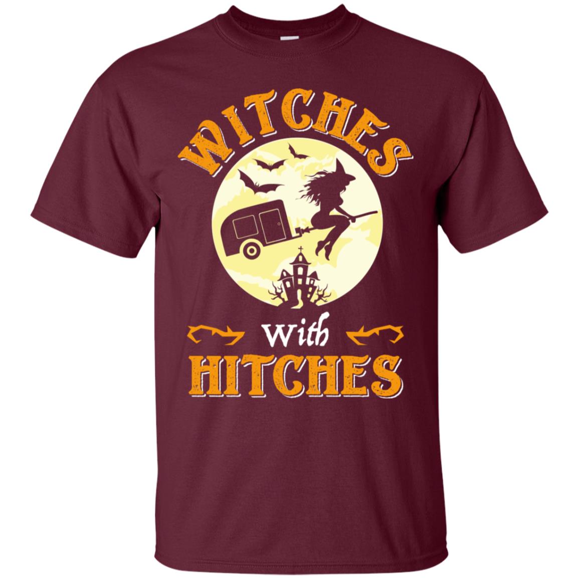 Witches With Hitches Funny Camping Halloween T-Shirt Gift