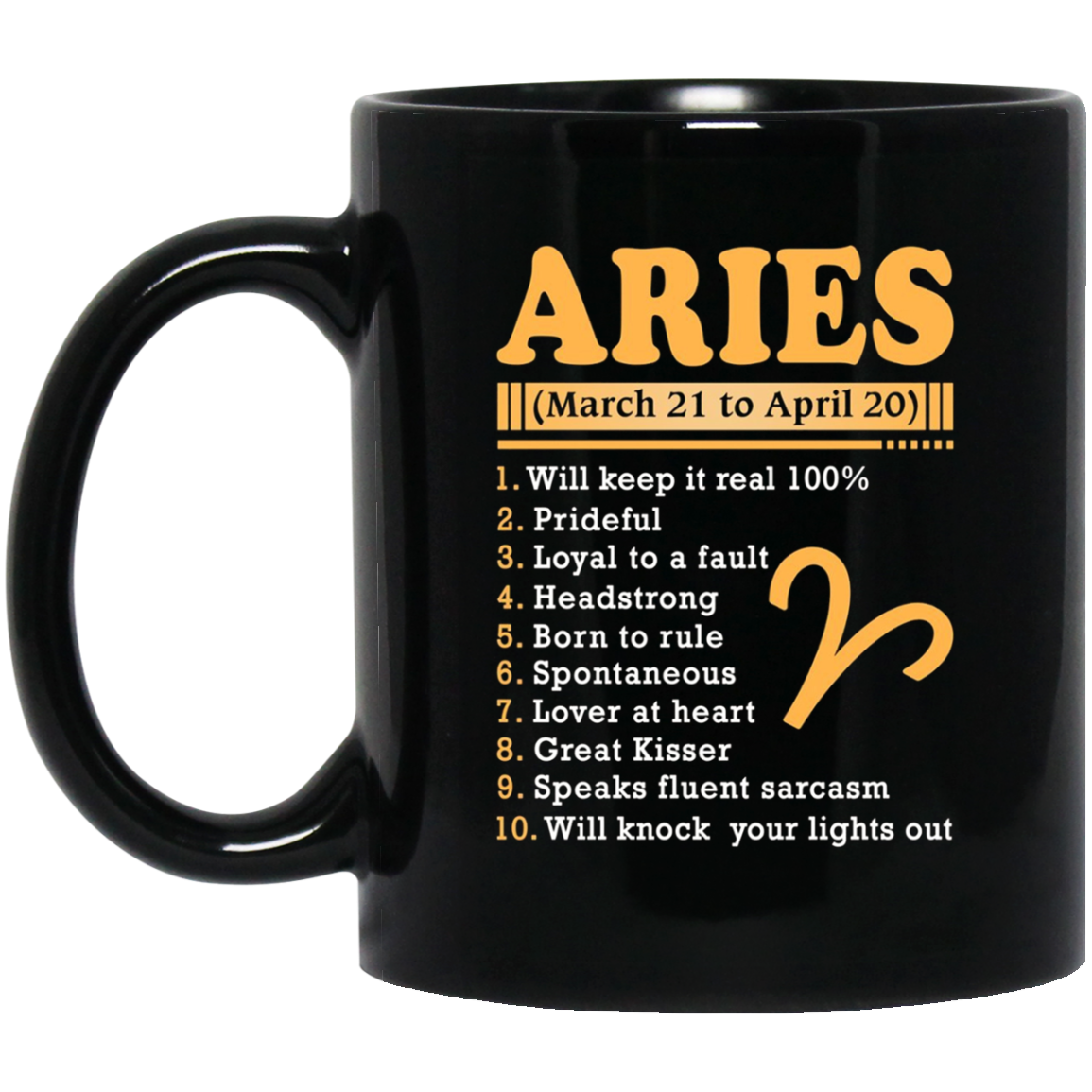 Aries March 21 To April 20 Zodiac T Shirt