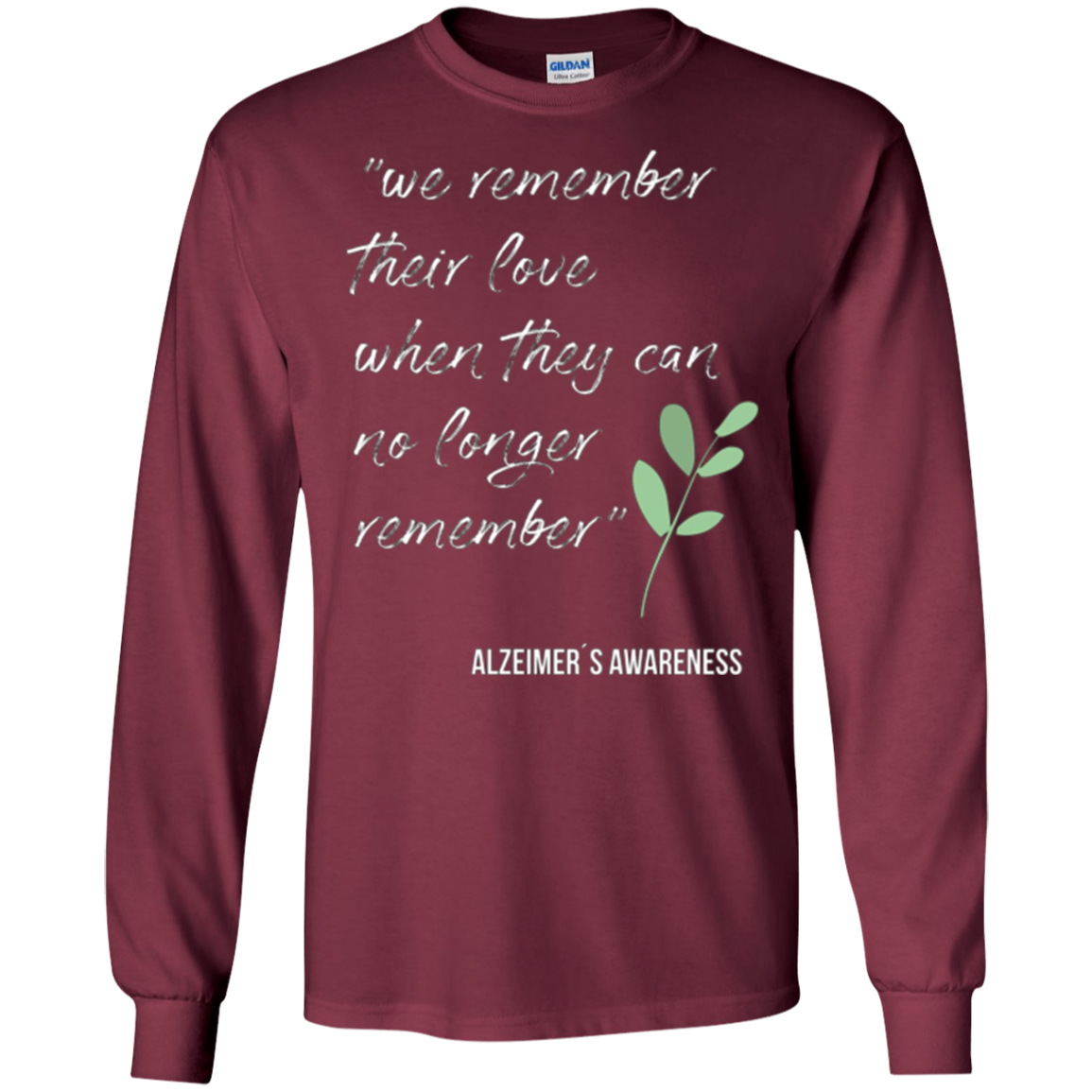 Alzheimer awareness t-shirt for family member and friends