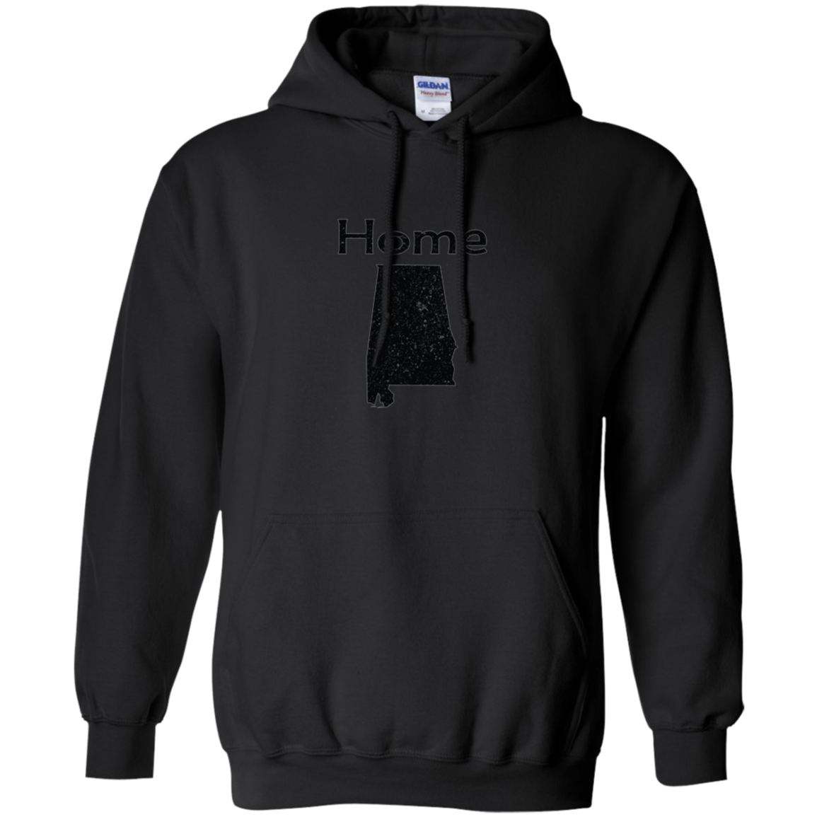 Alabama Distressed Home State light long sleeve t-shirt