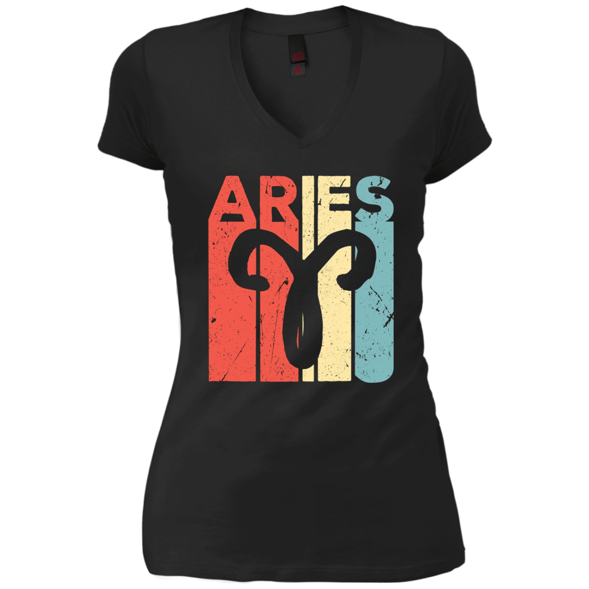 Aries Zodiac Star Sign Vintage Unisex Standard T Shirt