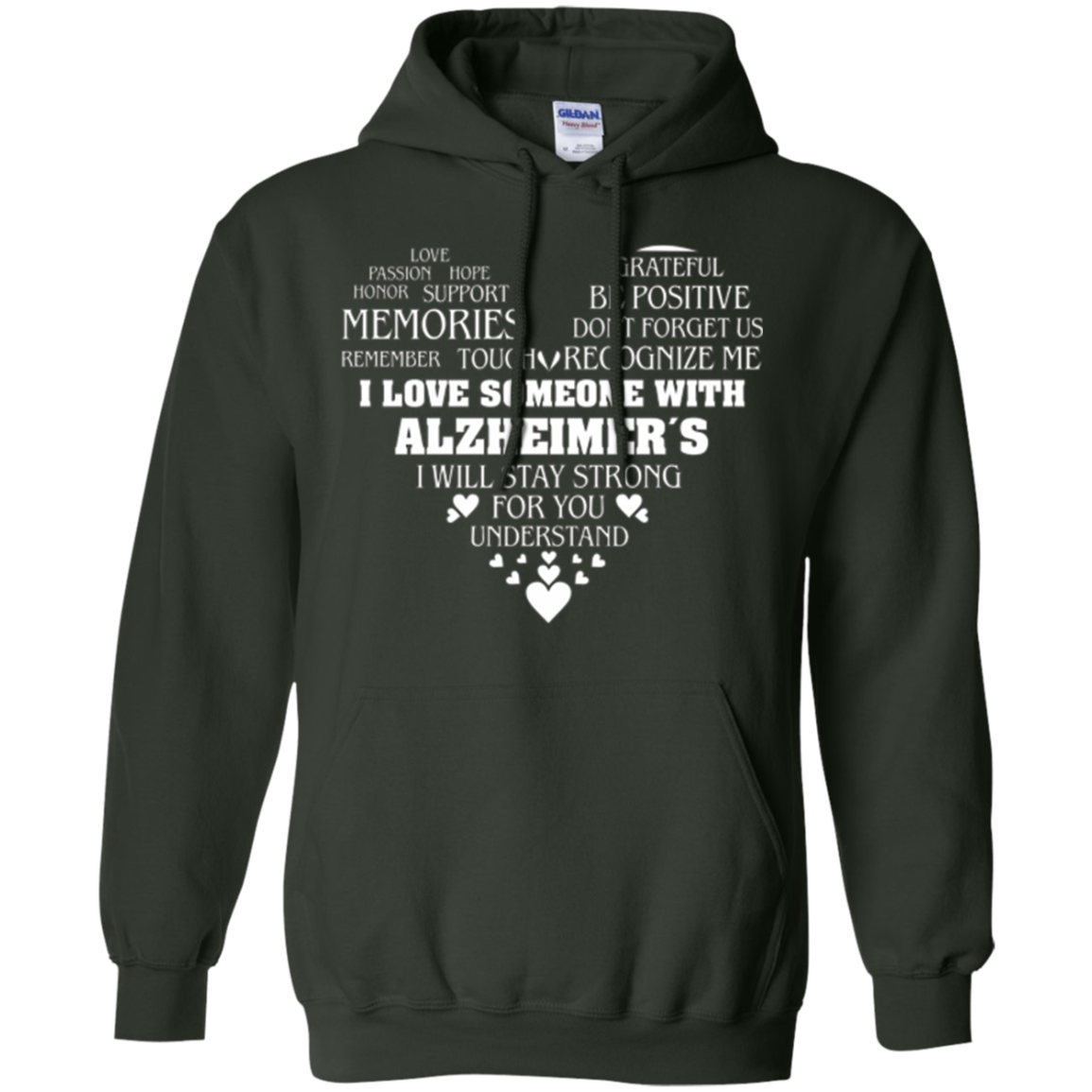 Alzheimer awareness t-shirt for family member