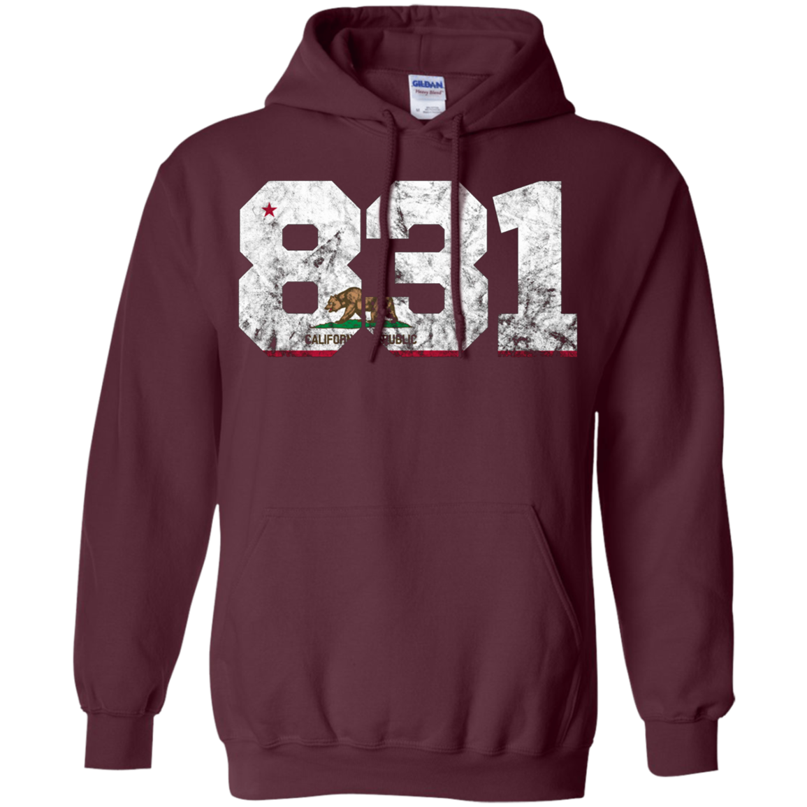 Area Code 831 shirt - Monterey California t-shirt