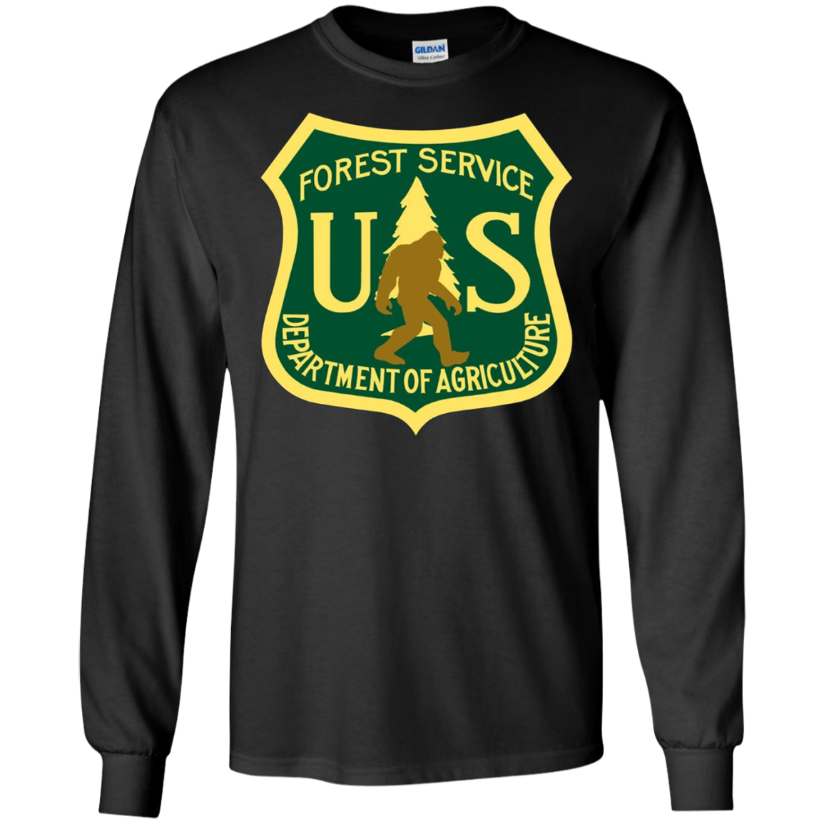 Bigfoot, Sasquatch, Yeti, USFS, Funny,T-shirt