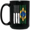 Image of American Brazil Patriotic Flag T-shirt