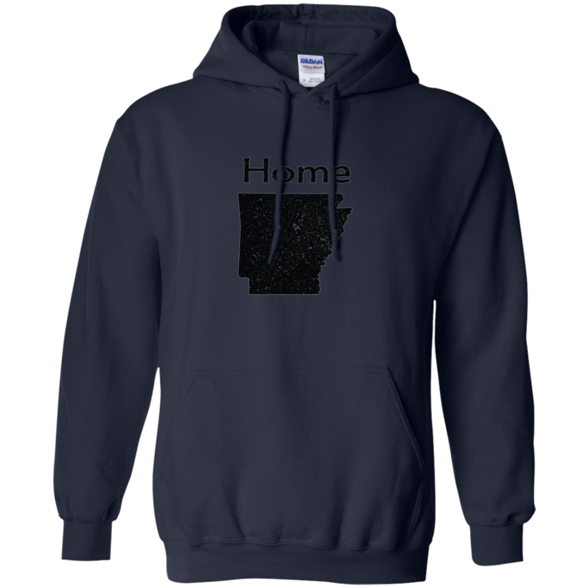 Arkansas Distressed Home State light long sleeve t-shirt