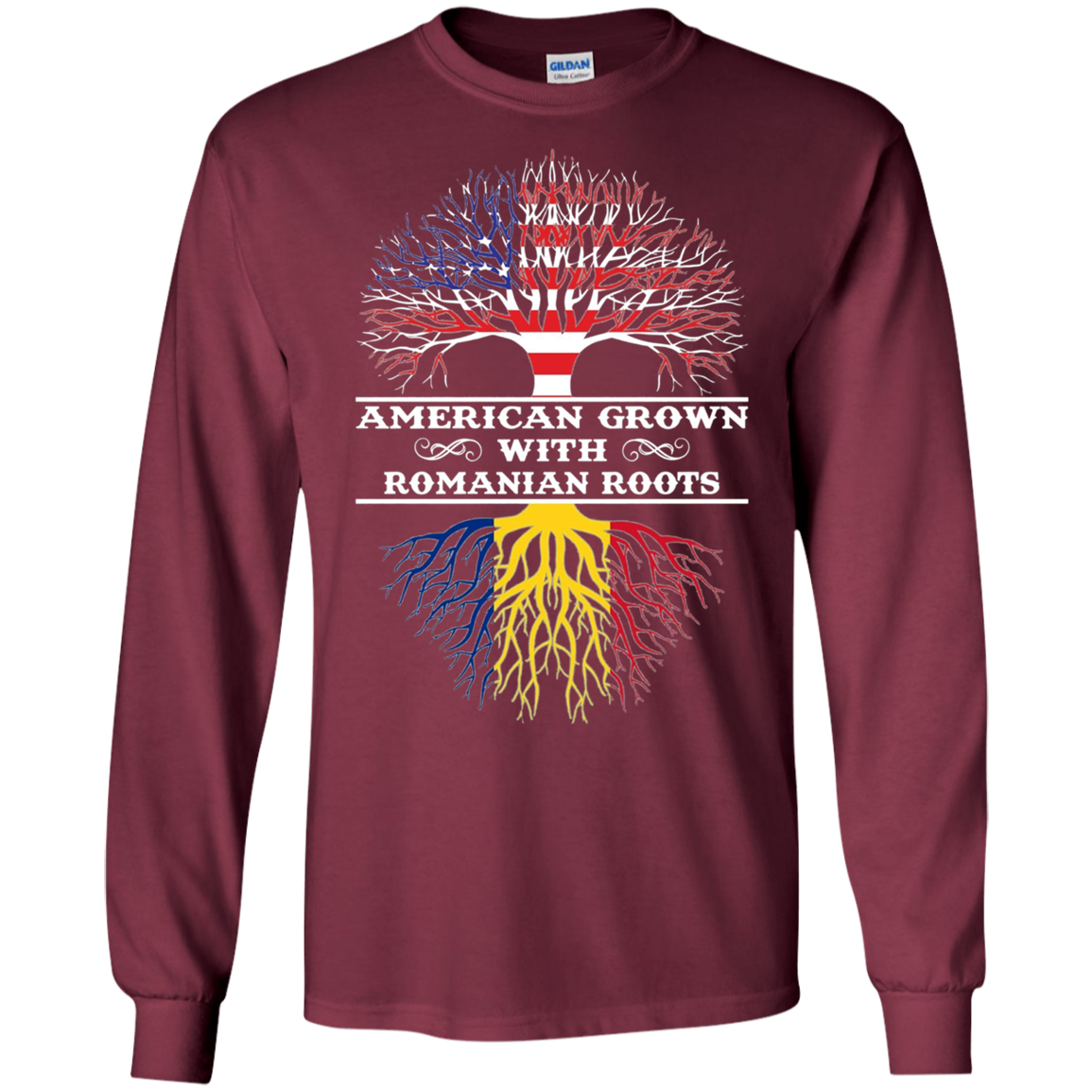American Grown With Romanian Roots Tee Shirt