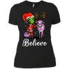 Image of Alien Santa Christmas Funny Ufo Reindeer T-Shirt