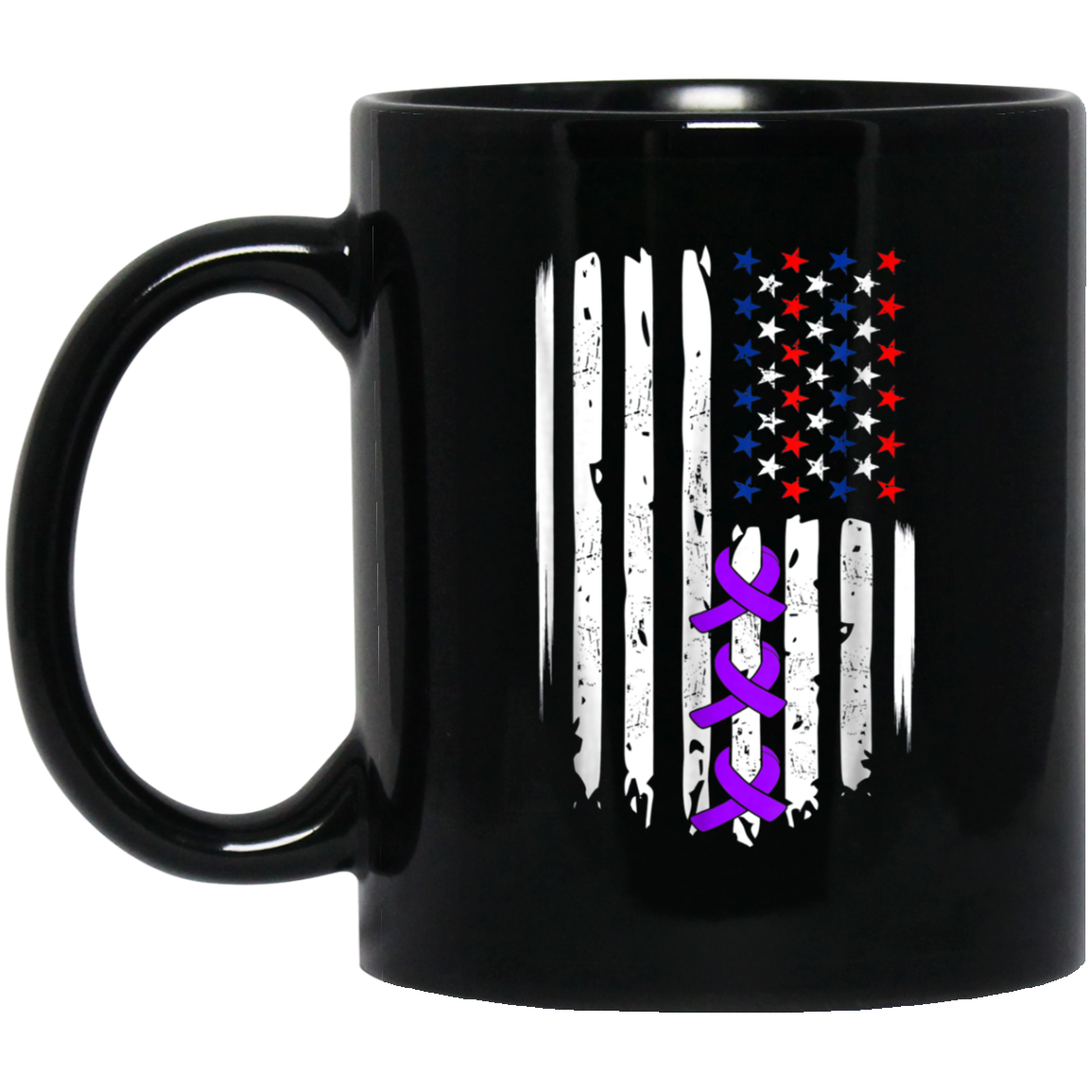 Alzheimer Awareness T-Shirt Purple Ribbon Tees