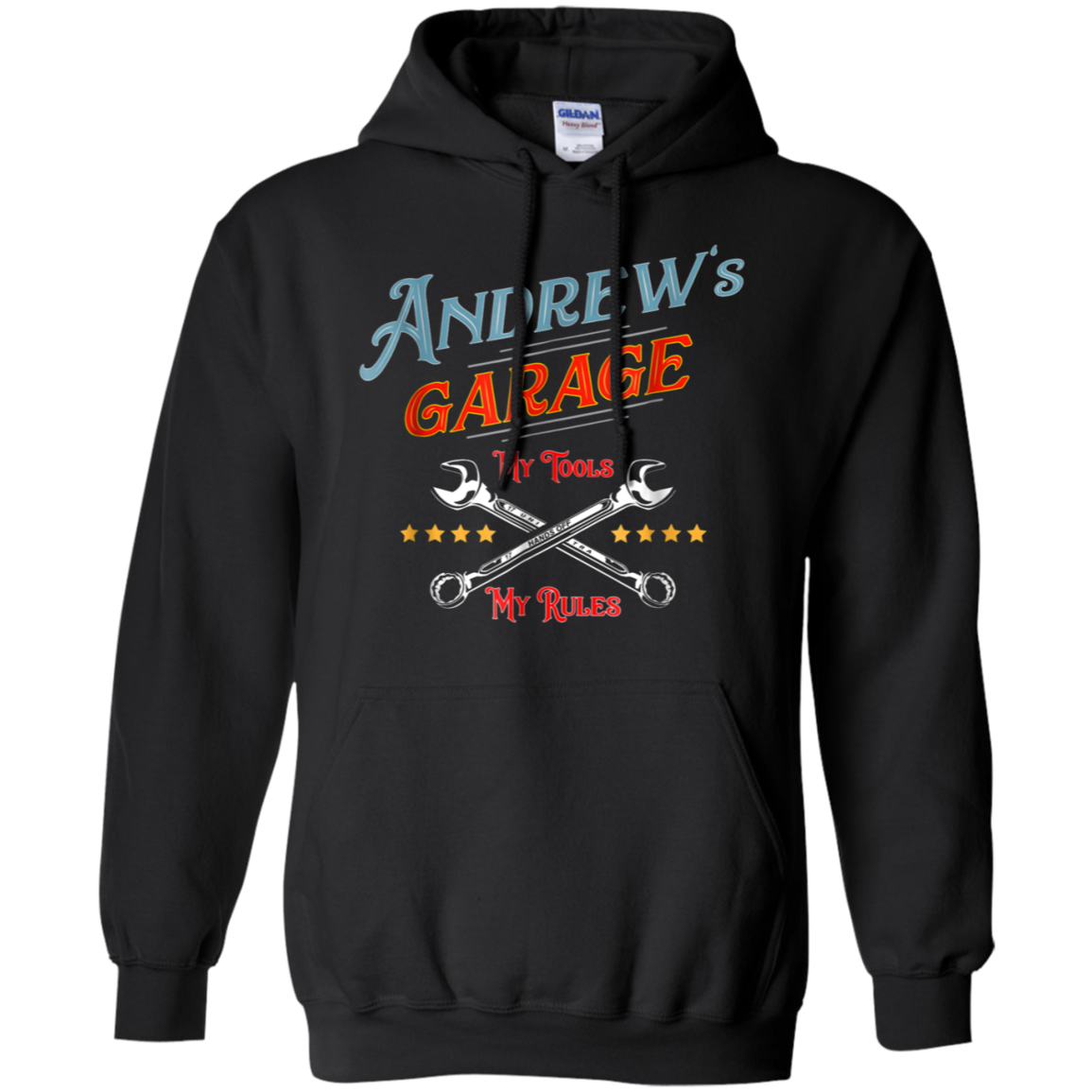 Andrew's Garage funny gift t-shirt