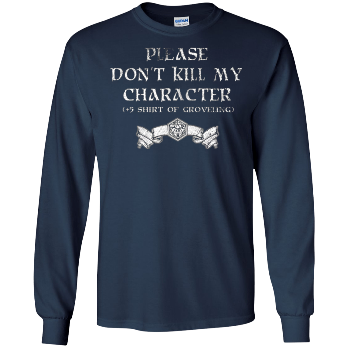 +5 Shirt of Groveling - Distressed Tabletop RPG T-Shirt