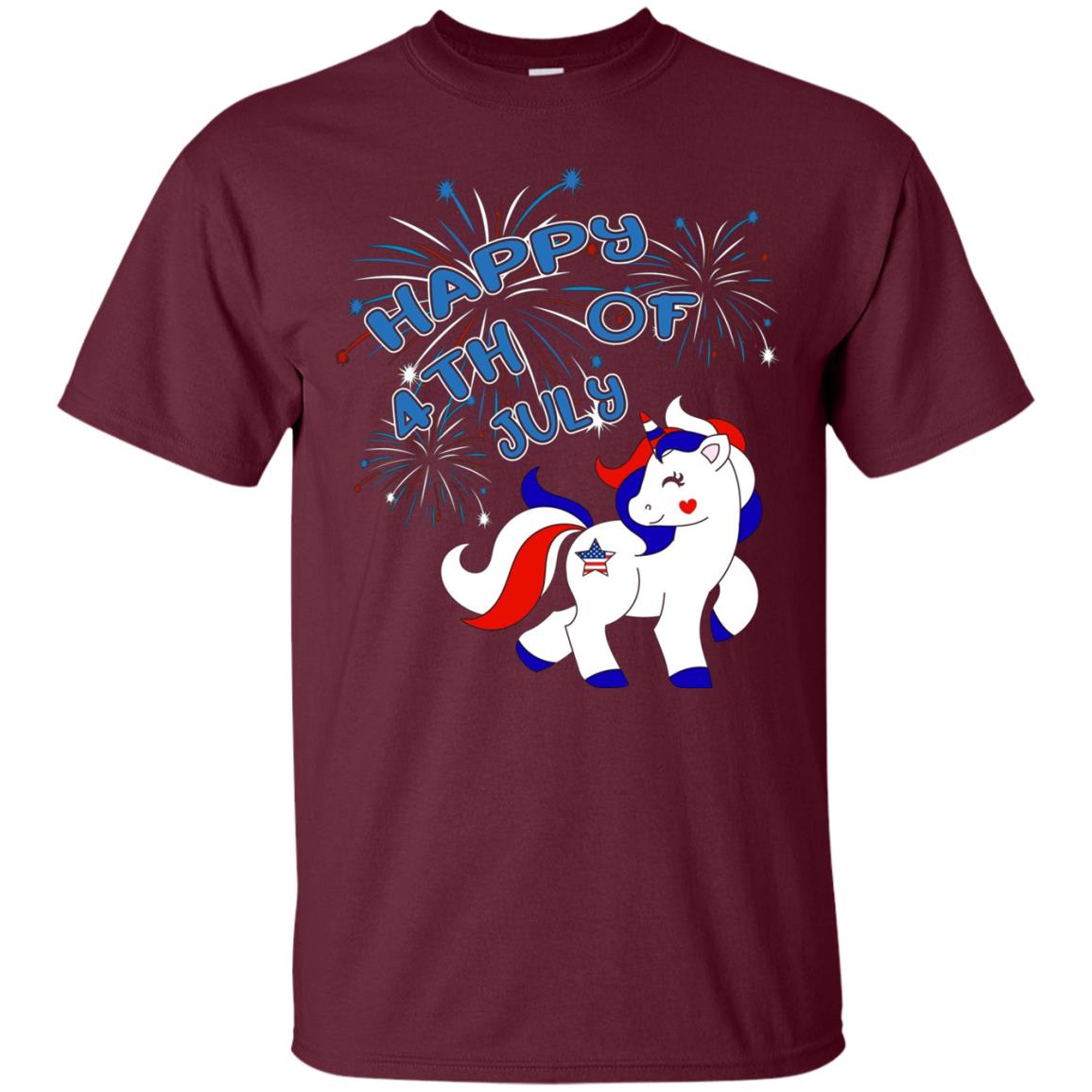 Americorn Patriotic Unicorn Happy Fourth Of July Long Sleeve
