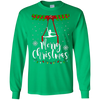 Image of Aerial Yoga Merry Christmas T-shirt Ugly Christmas Yoga