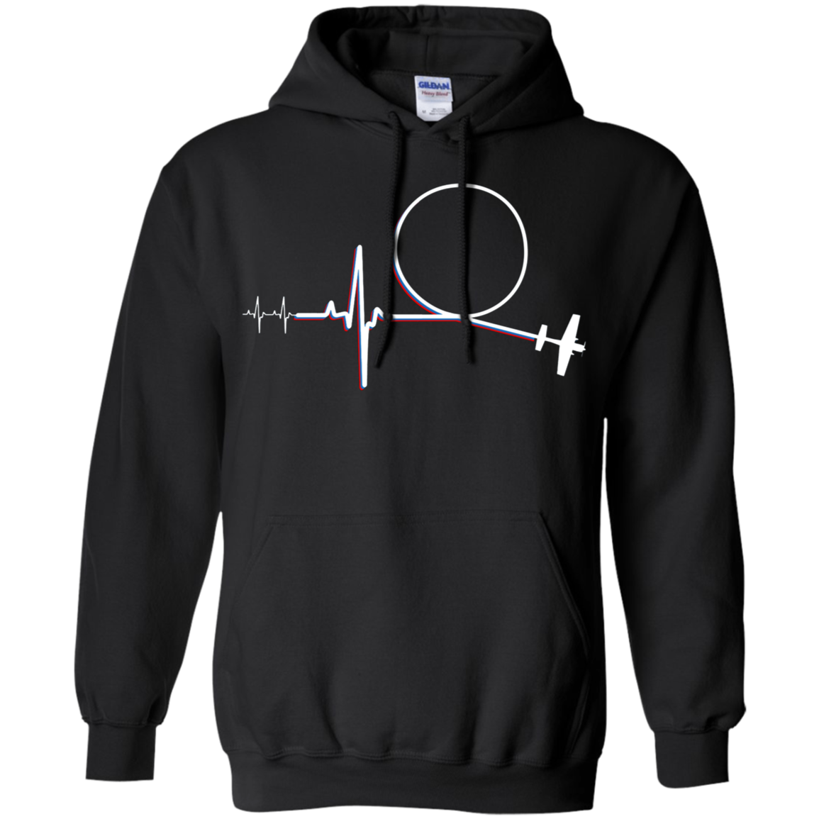 Aerobatic Pilot Heartbeat | Airshow Fan Aerobatic Pilot Tee