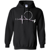 Image of Aerobatic Pilot Heartbeat | Airshow Fan Aerobatic Pilot Tee