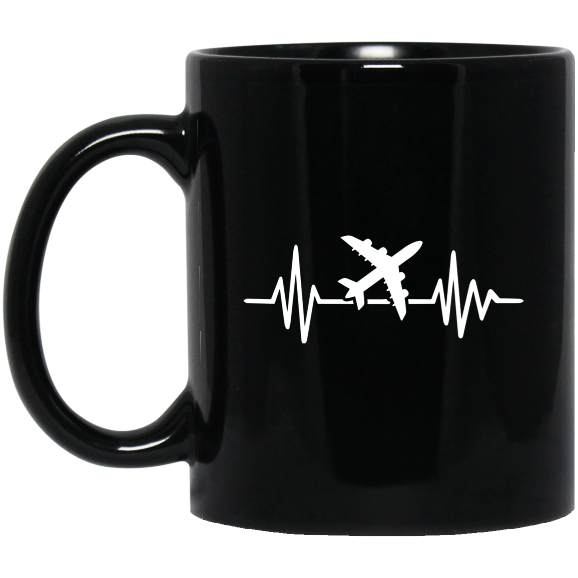 Airplane Shirt Funny Airplane Pilot Heartbeat Flying Tees