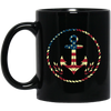 Image of American Flag USA Sailor Anchor, Military 4th of July Shirt
