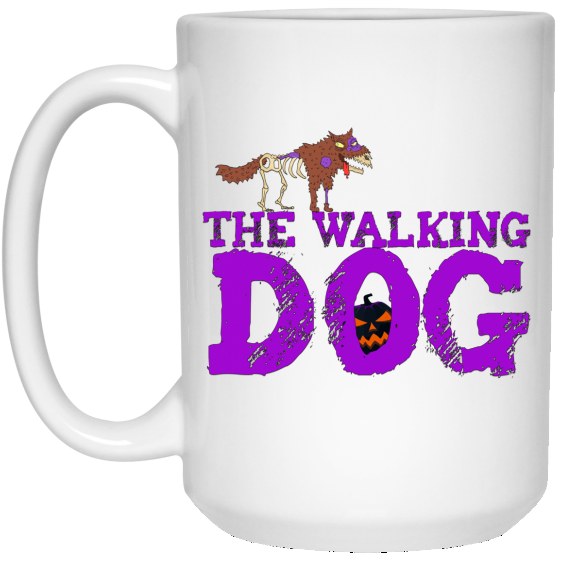 Funny Halloween Zombie Dog long-sleeved T-Shirt