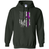 Image of T-shirt Alzheimer, Chemise Grunge drapeau américain