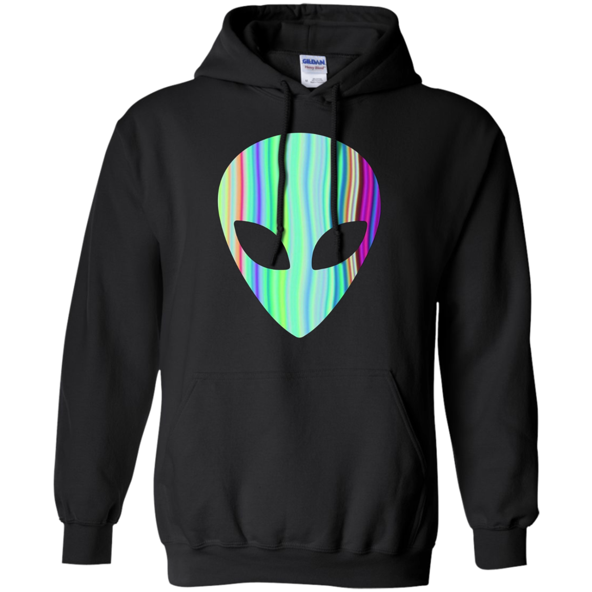 Alien Head - Holographic Cute UFO Tshirt Tee