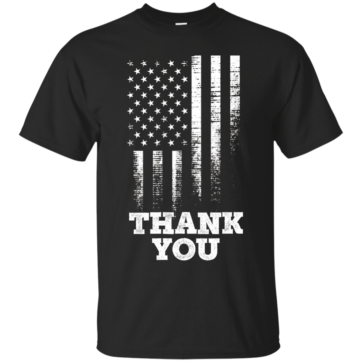 American Flag Veteran's Day Thank You Shirt