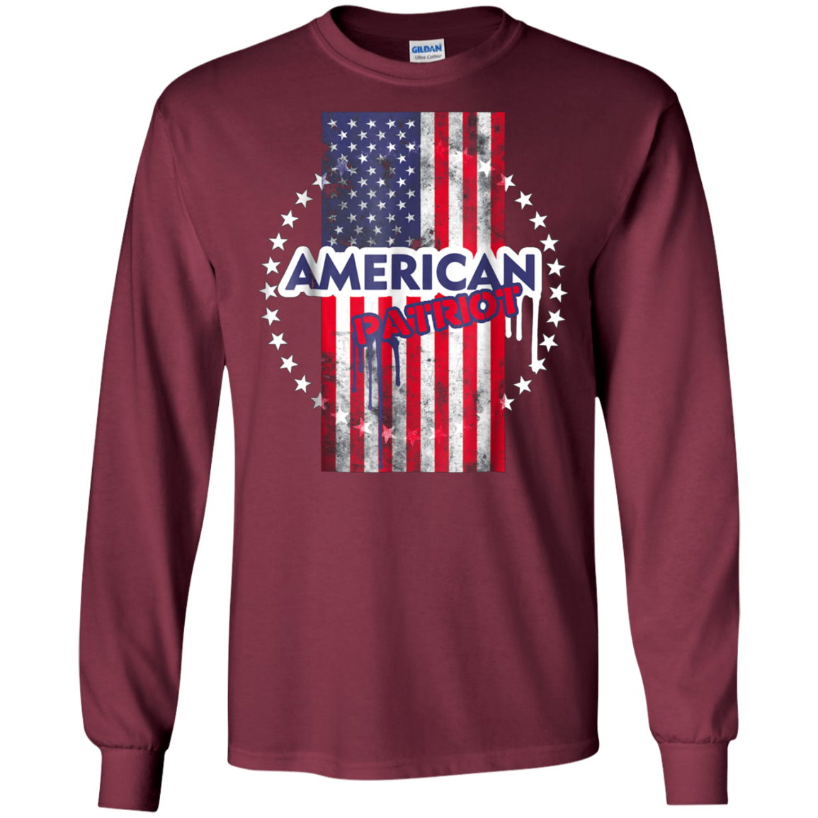 American Patriot - Unique Flag Holiday T Shirt 4th July Gift