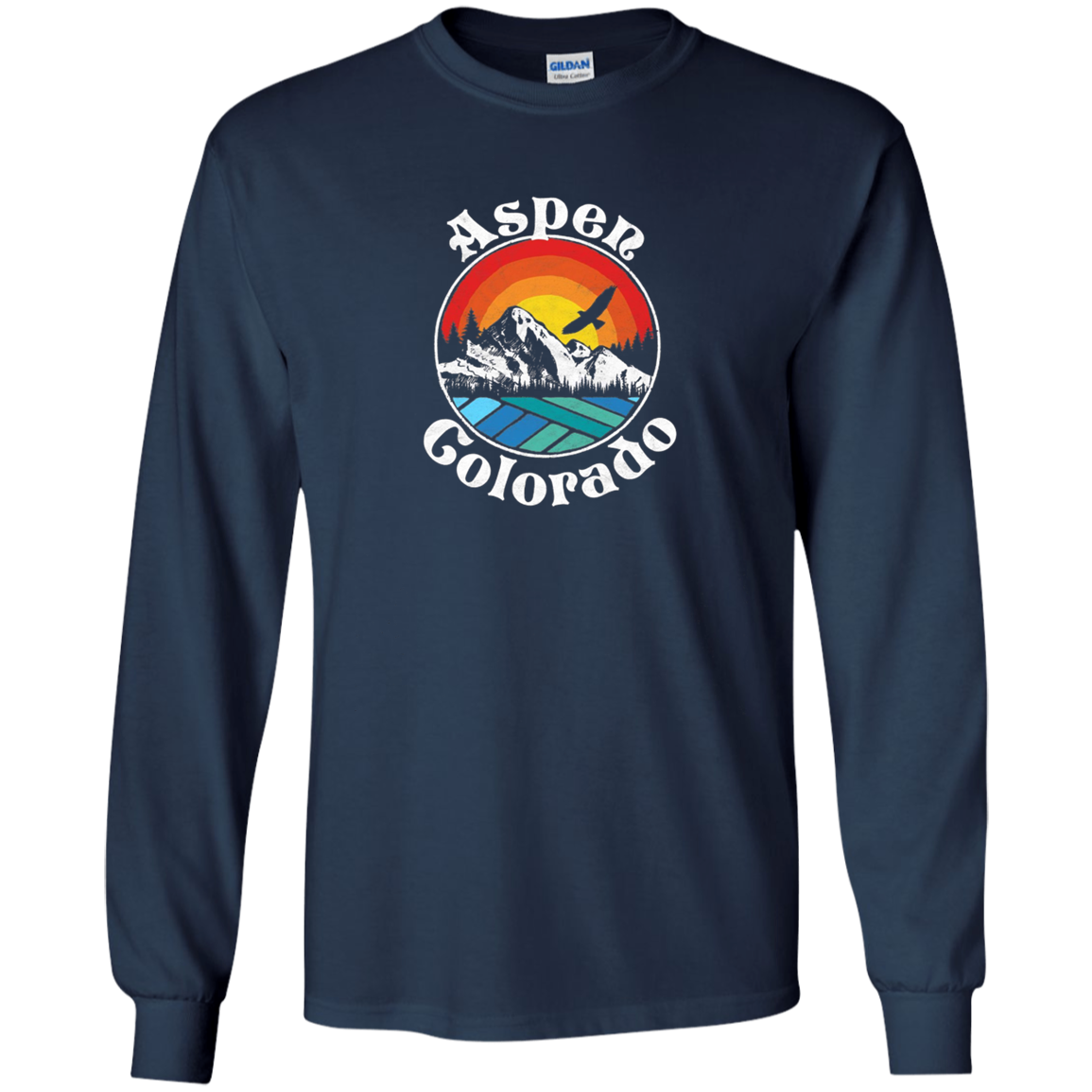 Aspen Colorado Vintage Mountain Outdoor Long Sleeve Shirt