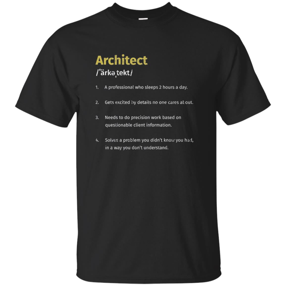 Architect Definition Architecture Distressed Long T-Shirt