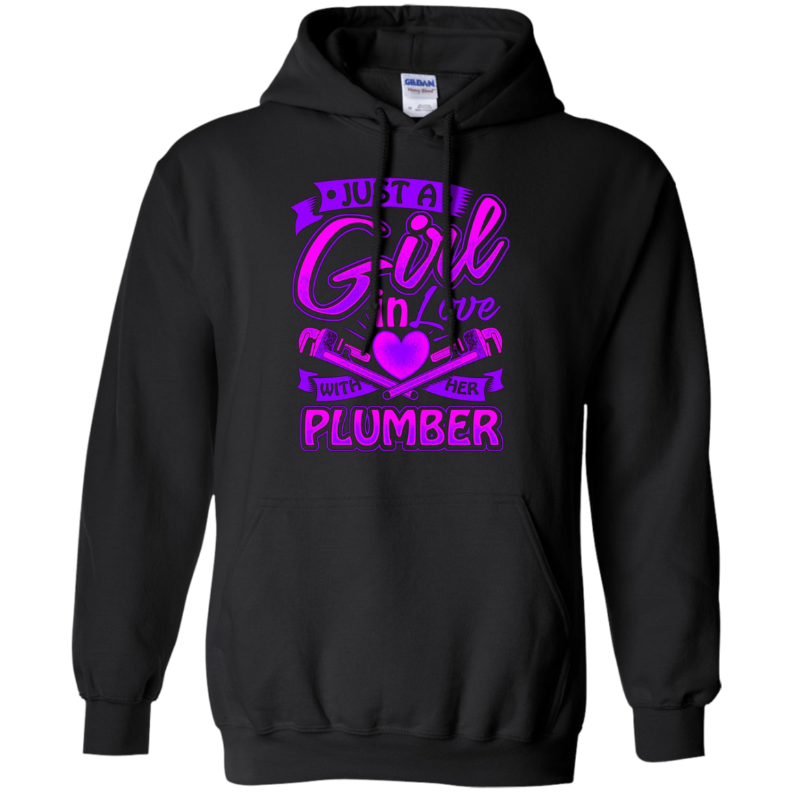 A Girl on love with her Plumber t shirt for Plumbers Wife
