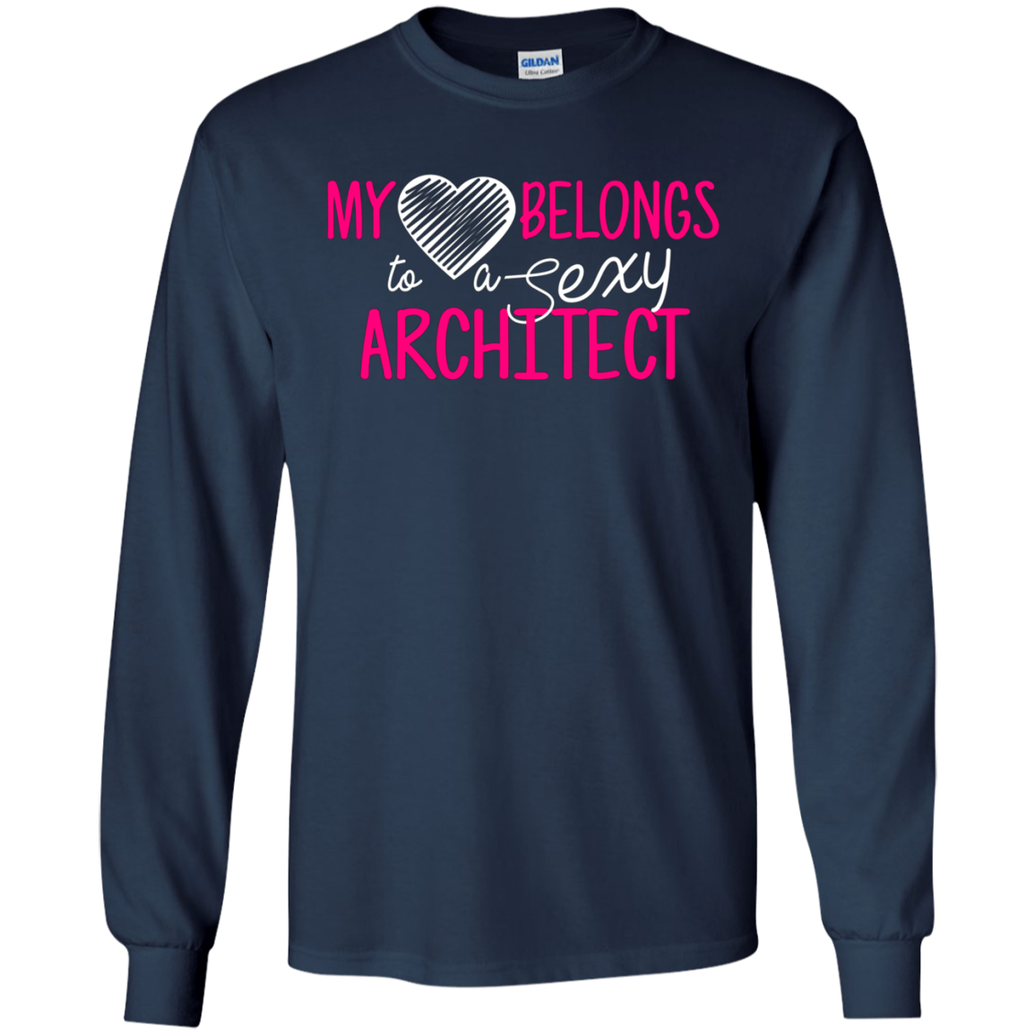 Architect Shirt My Heart Belongs Architects Wife Shirt