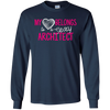 Image of Architect Shirt My Heart Belongs Architects Wife Shirt