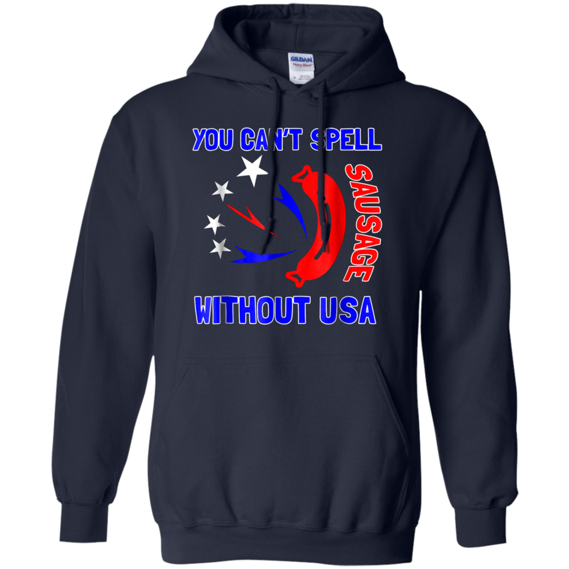 America - You Can't Spell Sausage Without USA T Shirt
